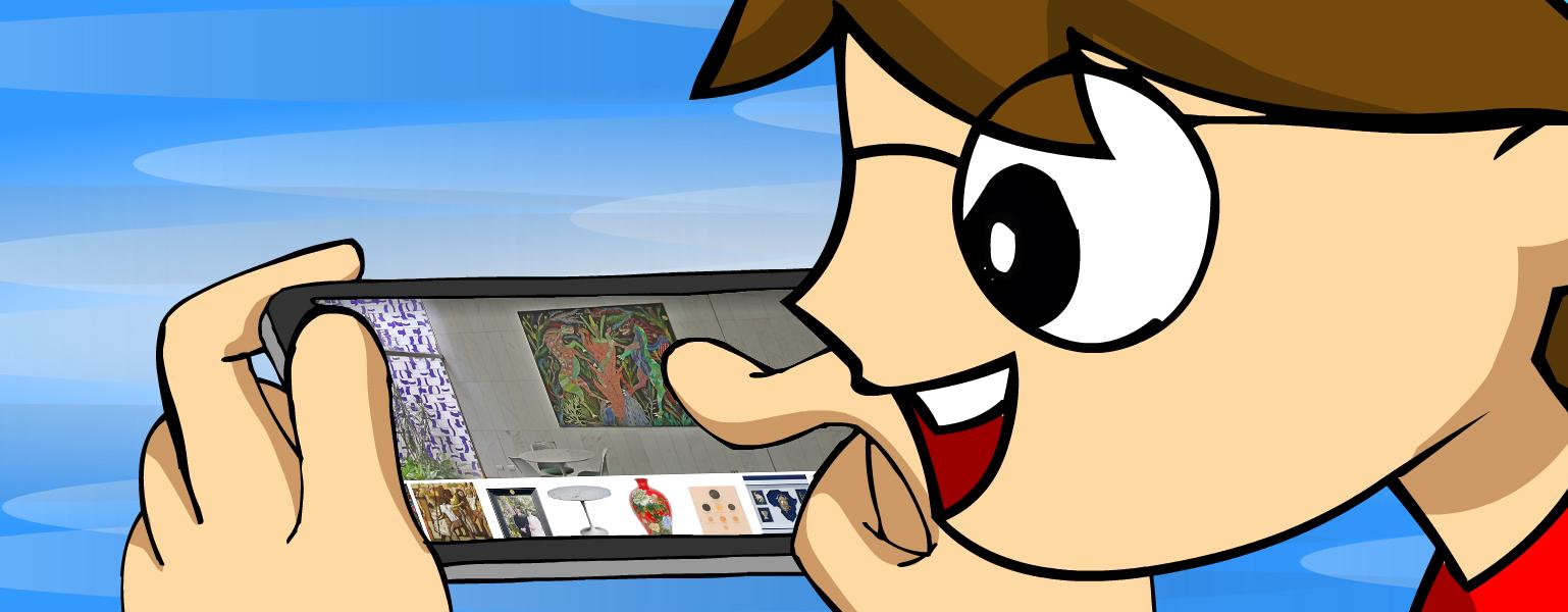 Celular - crianças - arte - A Vez do Plenarinho