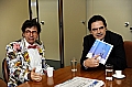 Dep. Domingos Sávio (PSDB-MG) recebe o artista plástico e educador Daniel Azulay (E), que está lançando a cartilha “Juntos dizemos não ao crack e outras drogas”