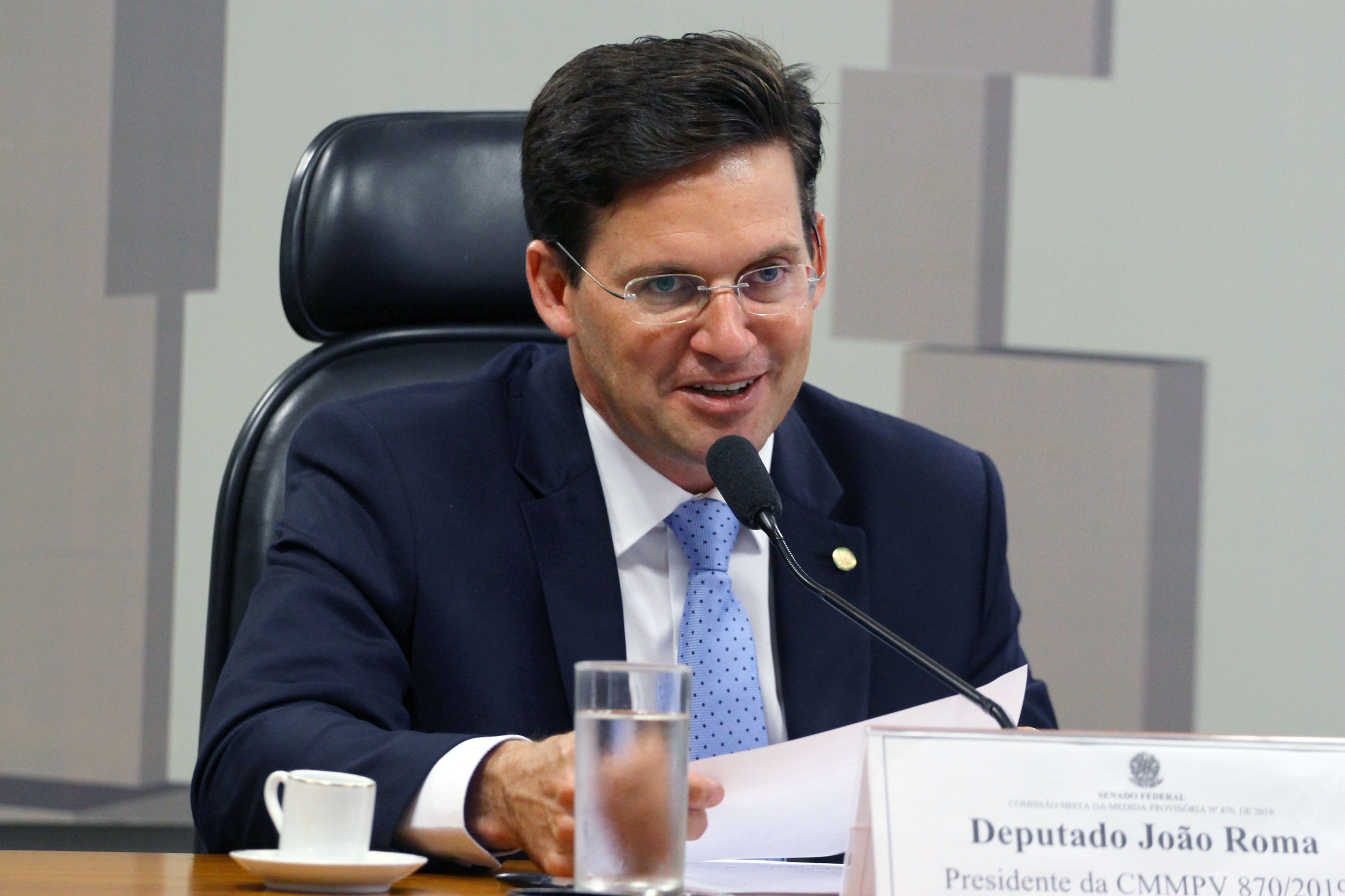 Comissão Mista sobre a MP 870/19, que estabelece a organização básica dos órgãos da Presidência da República e dos Ministérios. Dep. João Roma (PRB - BA)