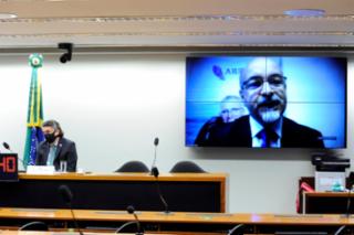 Audiência Pública - PEC 187/2019, que extingue o Fundo Nacional da Pessoa Idosa. Dep. Felício Laterça (PSL - RJ) e Conselheiro do Conselho Nacional dos Direitos da Pessoa Idosa, Mauro Moreira Freitas