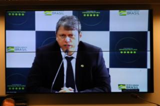 Audiência Pública - Prorrogação dos pedágios na BR-116 e BR-392 (Rio Grande do Sul). Ministro de Estado da Infraestrutura, Tarcísio Gomes de Freitas