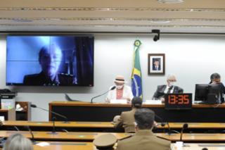 Audiência Pública - Protocolo adotado pela PM na Prevenção da violência doméstica. Tenente Coronel PM e Comandante da 2ª Companhia de Patrulha de Prevenção à Violência Doméstica contra as mulheres (PVD) da Polícia Militar de Minas Gerais (PMMG), Daisy Ferrarrezi Moura