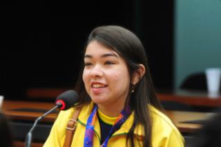 Audiência Pública - Balanço da participação brasileira na Gymnasíade 2022. Larissa Oliveira - ATLETA DE JUDÔ PARALÍMPICA
