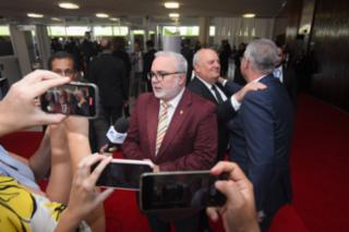 Chegada de autoridades ao Congresso Nacional para a posse do presidente eleito, Luiz Inácio Lula da Silva. Senador Jean Paul Prates (PT-RN)