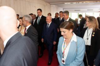 Chegada de autoridades ao Congresso Nacional para a posse do presidente eleito, Luiz Inácio Lula da Silva