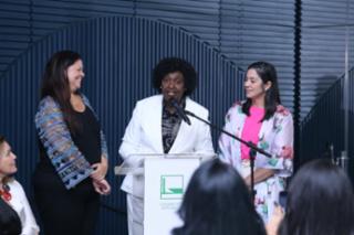 Posse da nova coordenação da Secretaria da Mulher. Dep. Benedita da Silva
	(PT - RJ)