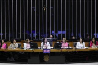 Homenagem à Campanha Internacional do Outubro Rosa.