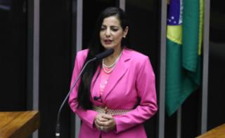 Homenagem à Campanha Internacional do Outubro Rosa. Presidente Fundadora da Associação de Mulheres Mastectomizadas de Brasília – Recomeçar, Joana Jeker.
