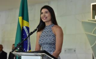 Homenagem aos servidores com mais de 30 anos de Casa. Chefe de Gabinete do Presidente da Câmara dos Deputados, Natália Morato Camargos