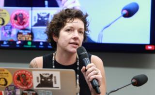 Encontro debate: Mulheres na política e saúde mental: o acolhimento psicológico das vítimas de violência política. Cornélio Procópio - PR, Mariana Amancio.