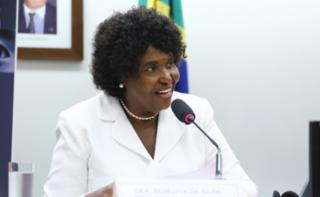 Reunião com representantes da Divisão de Gestão e Orçamento do Comitê de Governança Pública da Organização para a Cooperação e Desenvolvimento Econômico (OCDE). Dep. Benedita da Silva (PT-RJ)