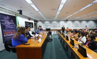 Reunião com representantes da Divisão de Gestão e Orçamento do Comitê de Governança Pública da Organização para a Cooperação e Desenvolvimento Econômico (OCDE). Pesquisadora - OCDE, Scherie Nicol; Pesquisadora do OECD, Giulia Morando; dep. Benedita da Silva (PT-RJ); dep. Soraya Santos (PL - RJ); Membra da Missão OCDE, Freya Janses