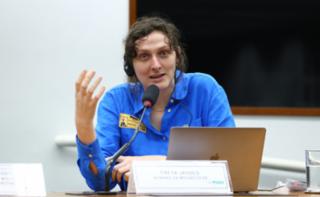 Reunião com representantes da Divisão de Gestão e Orçamento do Comitê de Governança Pública da Organização para a Cooperação e Desenvolvimento Econômico (OCDE). Membra da Missão OCDE, Freya Janses