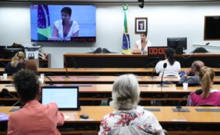 Painel - Mulheres na política e o financiamento público de campanhas eleitorais. Coordenadora de Pesquisas - Observatório Nacional da Mulher na Política, Ana Cláudia Oliveira