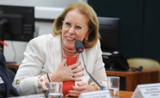 Seminário: Elas querem igualdade.  Presidente do Grupo Mulheres do Brasil - Brasília. Janete Vaz.