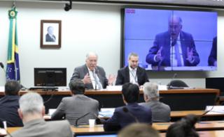 Audiência Pública - Alterações Legislativas para Reindustrialização Brasileira no Setor Químico. Dep. Dr. Luiz Ovando (PP - MS) e Consultor legislativo - Câmara dos Deputados, Pedro Garrido
