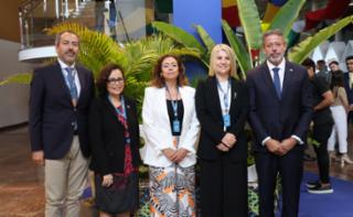 1ª Reunião de Mulheres Parlamentares. Secretária-Geral Das Relações Exteriores, Embaixadora Maria Laura Da Rocha, Deputada de Portugal, Patrícia Faro (PS), Deputada de Portugal, Emília Cerqueira (PSD) e Presidente da Câmara dos Deputados, Arthur Lira