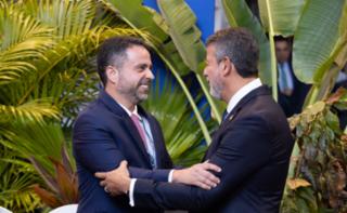 1ª Reunião de Mulheres Parlamentares. Governador de Alagoa, Paulo Dantas e o Presidente da Câmara dos Deputados, Arthur Lira