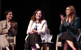 1ª Reunião de Mulheres Parlamentares. Dep. Yandra Moura (UNIÃO - SE), Dep. Soraya Santos (PL - RJ) e Senadora, Leila Barros (PDT - DF)