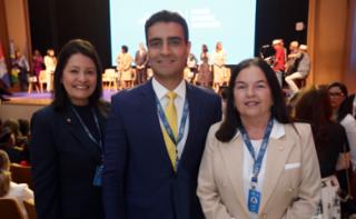1ª Reunião de Mulheres Parlamentares. Prefeito de Maceió, João Henrique Caldas e Deputada estadual, Fátima Canuto (MDB - AL)