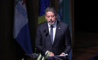 1ª Reunião de Mulheres Parlamentares. Presidente da Câmara dos Deputados, Arthur Lira