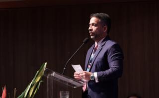 1ª Reunião de Mulheres Parlamentares. Governador de Alagoa, Paulo Dantas