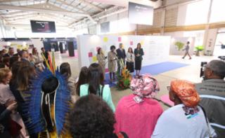 Abertura da Exposição “Mulheres no Poder” - Opening of the Exhibition “Women in Power” - Apertura de la Exposición “Mujeres en el Poder”. Dep. Yandra Moura (UNIÃO - SE), Dep. Benedita da Silva (PT - RJ), Presidente da Câmara dos Deputados, Arthur Lira, Dep. Soraya Santos (PL - RJ) e Senadora, Leila Barros