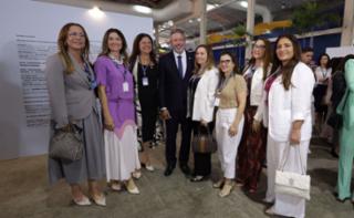 Abertura da Exposição “Mulheres no Poder” - Opening of the Exhibition “Women in Power” - Apertura de la Exposición “Mujeres en el Poder”.