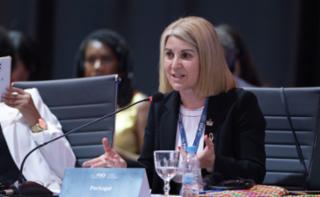 1ª Sessão de Trabalho - 1st Working Session - 1ª Sesión de trabajo. Deputada de Portugal, Emília Cerqueira (PSD)