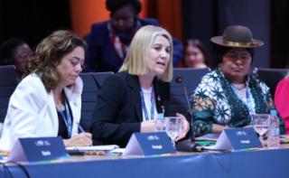 1ª Sessão de Trabalho - 1st Working Session - 1ª Sesión de trabajo. Deputada de Portugal, Emília Cerqueira (PSD)