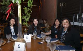 Jantar oficial - Official dinner - Cena oficial. Representante da Coreia do Sul, Jaejung Lee e Dep. Maria Rosas (REPUBLICANOS - SP)