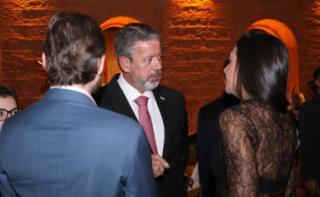 Jantar oficial - Official dinner - Cena oficial. Presidente da Câmara dos Deputados, Arthur Lira