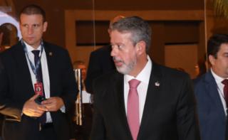 Jantar oficial - Official dinner - Cena oficial. Presidente da Câmara dos Deputados, Arthur Lira