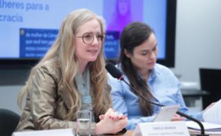 Apresentação da Guia Acessível para candidaturas das mulheres. Advogada, Danielle Gruneich.