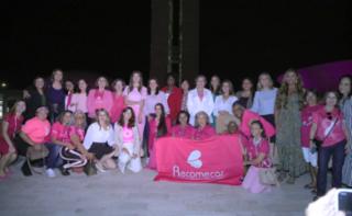 Coquetel e foto especial diante do Congresso iluminado com as cores da Campanha Outubro Rosa