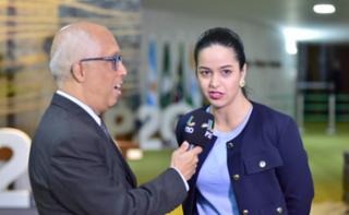 Cobertura jornalística - Media Coverage - Cobertura Periodística. Servidora do Senado Federal, Bruna Miranda