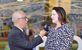 Cobertura jornalística - Media Coverage - Cobertura Periodística. Diretora do Centro de Formação, Treinamento e Aperfeiçoamento, Mariana Barros Barreiras