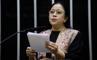 3ª Sessão de Trabalho - 3rd Working Session - 3ª Sesión de trabajo. Indonesia's Speaker, Mrs. Puan Maharani.