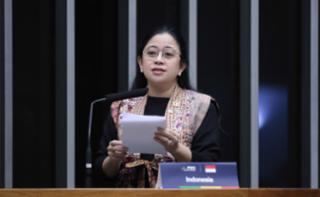 3ª Sessão de Trabalho - 3rd Working Session - 3ª Sesión de trabajo. Indonesia's Speaker, Mrs. Puan Maharani.