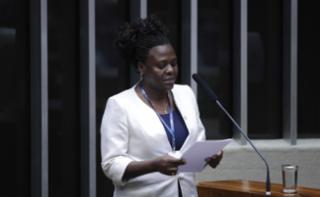 3ª Sessão de Trabalho - 3rd Working Session - 3ª Sesión de trabajo. São Tomé and Principe Speaker, Celmira Sacramento.