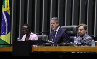 Sessão de encerramento - Closing session - Clausura. Inter-Parlamentary Union Speaker, Mrs Tulia Ackson e Presidente da Câmara dos Deputados do Brasil, Arthur Lira (PP - AL).  Assessor diplomático e membro do Grupo de Trabalho da Câmara dos Deputados para o P-20, Nilo Dytz Filho.
