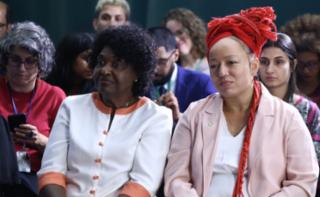 Premiação do Concurso Audiovisual pelo Fim da Violência contra a Mulher. Dep. Benedita da Silva (PT - RJ) e Dep. Daiana Santos (PCDOB-RS)