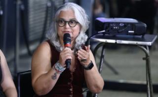 Premiação do Concurso Audiovisual pelo Fim da Violência contra a Mulher. Participante, Lisiane Cohen