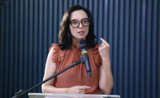 Premiação do Concurso Audiovisual pelo Fim da Violência contra a Mulher. Dep. Ana Pimentel (PT-MG)