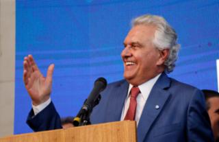 Anúncio da formação da Federação União Progressistas. Governador de Goiás, Ronaldo Caiado