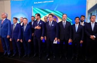 Anúncio da formação da Federação União Progressistas.