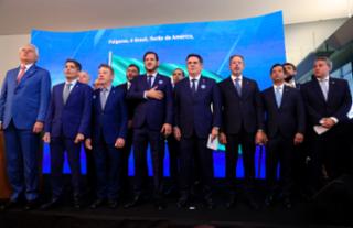 Anúncio da formação da Federação União Progressistas.