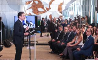 Lançamento da programação comemorativa dos 200 anos da Câmara. Presidente da Câmara dos Deputados, Hugo Motta (REPUBLICANOS - PB)