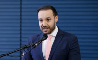 Lançamento da programação comemorativa dos 200 anos da Câmara. Diretor-Geral da Câmara dos Deputados, Guilherme Barbosa Brandão.