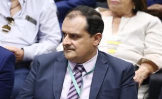 Cerimônia de abertura do Mês do Servidor. Diretor-Executivo de Comunicação e Mídias Digitais, Cláudio Roberto de Araujo